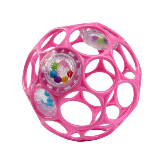 Oball Rammelaar Easy-Grasp Toy Pink