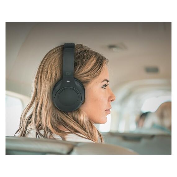 Muse M295Anc Noise Cancelling Hoofdtelefoon Met Bluetooth Zwart