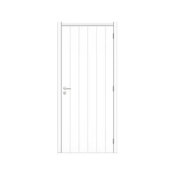 Thys Concept Deurblad Tubespaan Moderne Verticaal Omkeerbaar 63 Cm + Kit 16.5 Cm