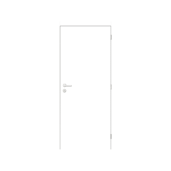 Thys Concept Deurblad Rd 69 Royal Line Royal Wit Gelakt 63 Cm + Deurlijst + Kit 16.9 Cm