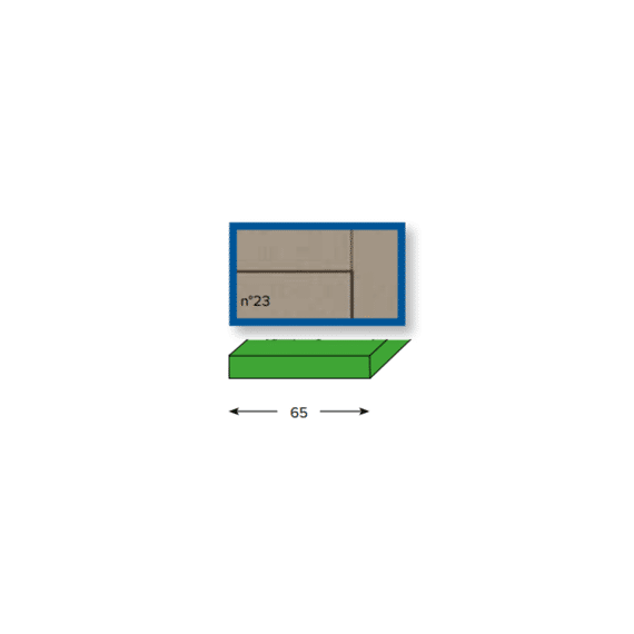 Thys Concept Deurblad S63 Mat Wit Tubespaan 78 Cm + Deurlijst 23 + Dichtingstrip