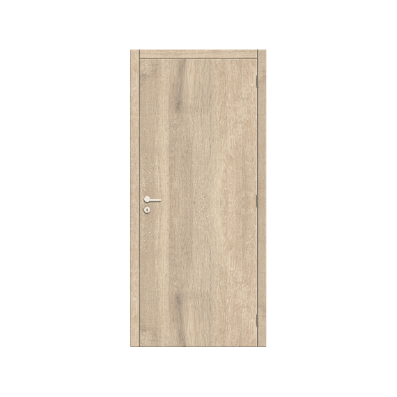 Thys Concept Deurblad Cd Wf Nature White Oak Mont Blanc Verticaal Tubespaan Omkeerbaar 73 Cm + Deurlijst 23 + Dichtingsstrip
