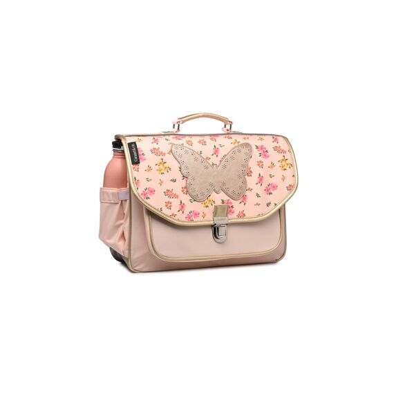 Caramel & Cie Schooltas  Medium Roze Vlinder