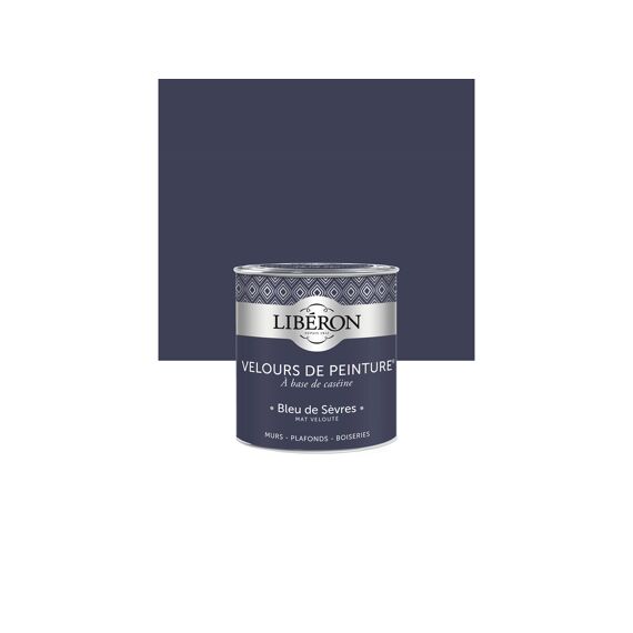Libéron Fluweelverf Blauw Van Sèvres 0.5L