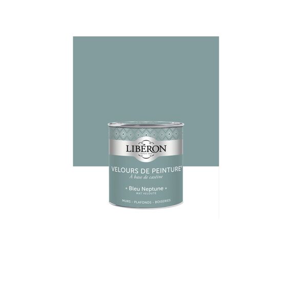 Libéron Fluweelverf Blauw Neptunus 0.5L