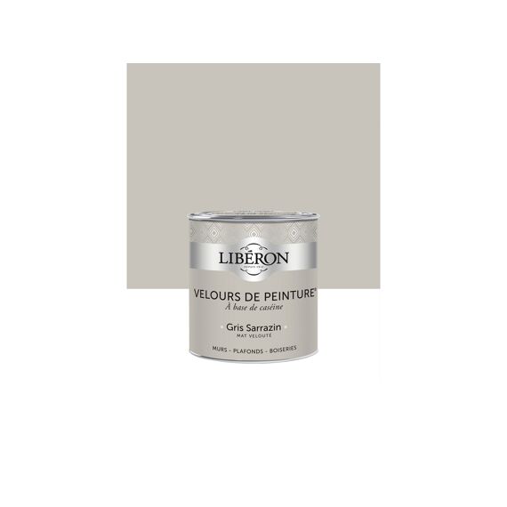 Libéron Fluweelverf Grijs Sarrazin 0.5L