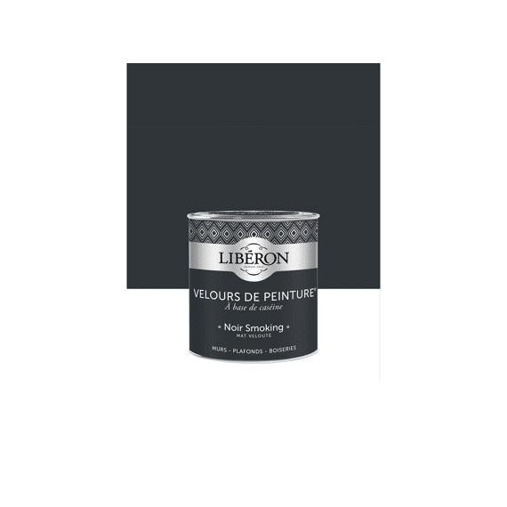 Libéron Fluweelverf Smoking Zwart 0.5L
