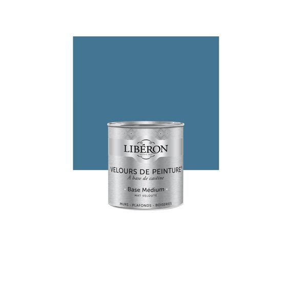Libéron Fluweelverf Iroise Blauw 0.5L