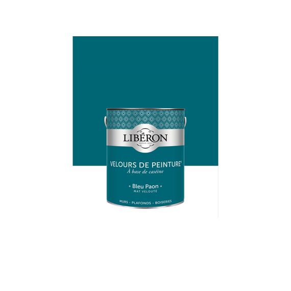 Libéron Fluweelverf Blauwe Pauw 2.5L