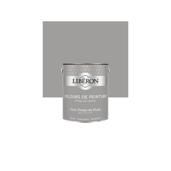 Libéron Fluweelverf Regenachtig Weer Grijs 2.5L