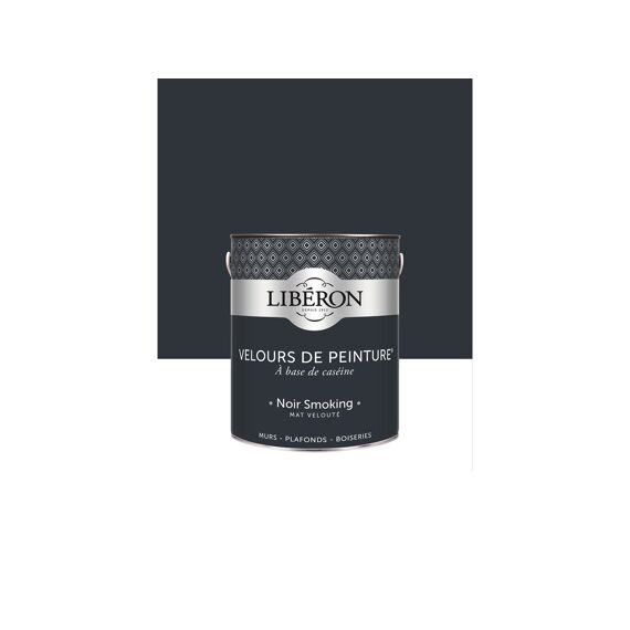 Libéron Fluweelverf Smoking Zwart 2.5L