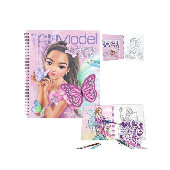 Topmodel Kleurboek Met Pailletten Fairy Love