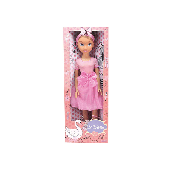 Dimian Wandelpop Ballerina Roze 80Cm