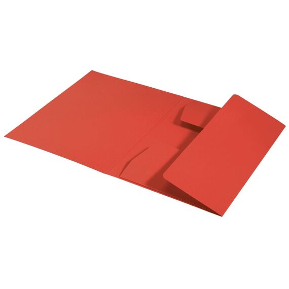 Leitz Recycle 3-Klepsmap Karton A4 Rood