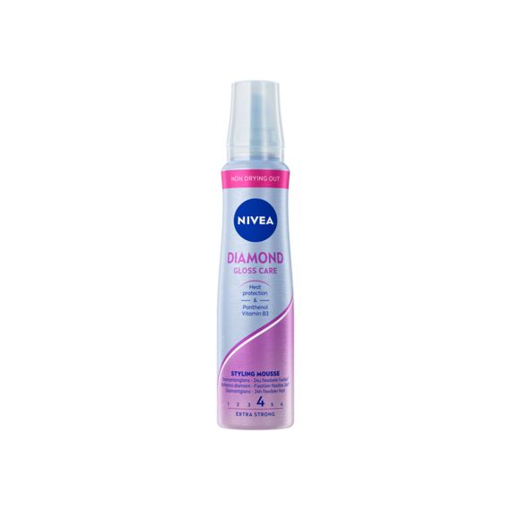 Nivea Styling Mousse Diamond Gloss Care 150Ml