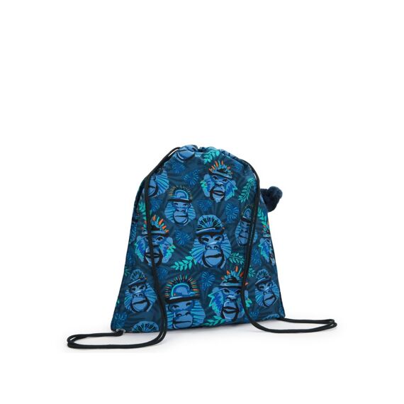 Kipling Zwem- en turnzakje Supertaboo Blue Monkey Fun