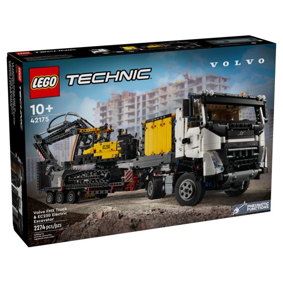 Lego Technic 42175 Volvo Fmx Truck & Ec230 Elektrische Graafmachine