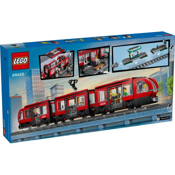 Lego City 60423 Stadstram En Station