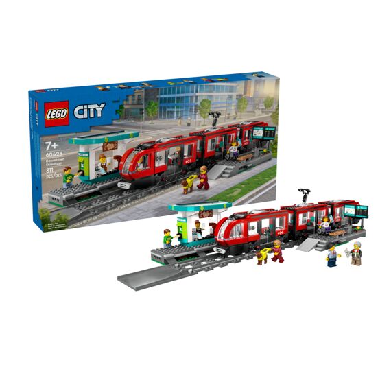 Lego City 60423 Stadstram En Station