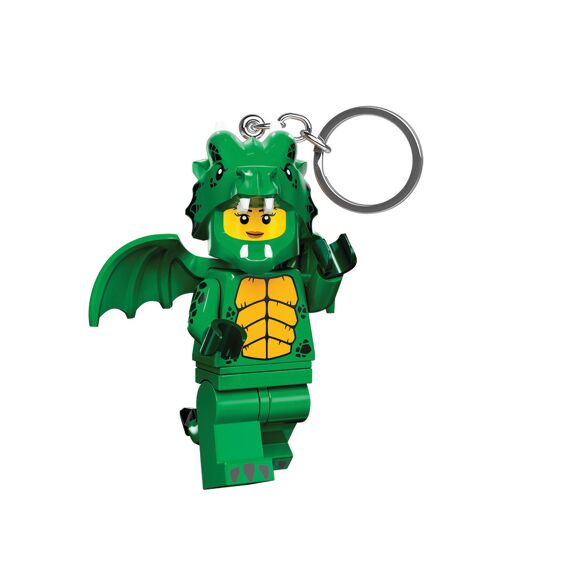 Lego Licht Minifiguren Sleutelhanger Groene Drakenvrouw Pak