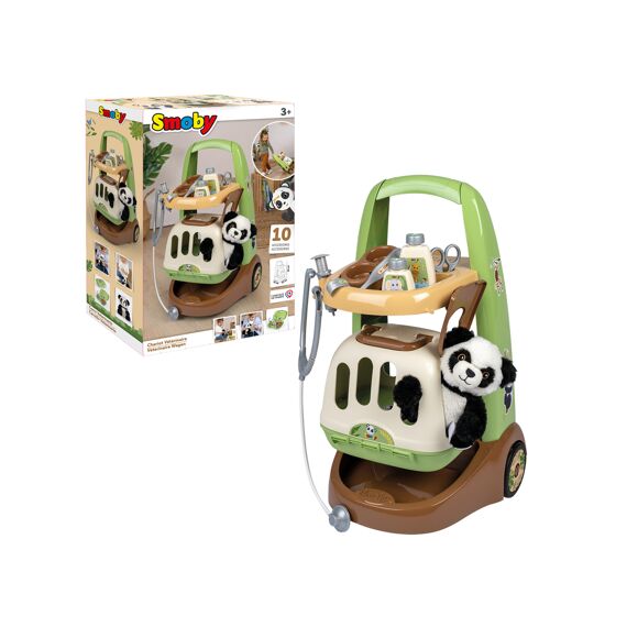 Smoby 340405 Dierenverzorgingstrolley Met Panda Pluche