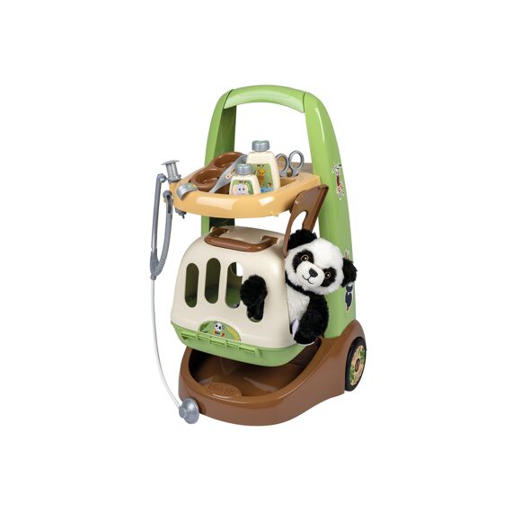 Smoby 340405 Dierenverzorgingstrolley Met Panda Pluche