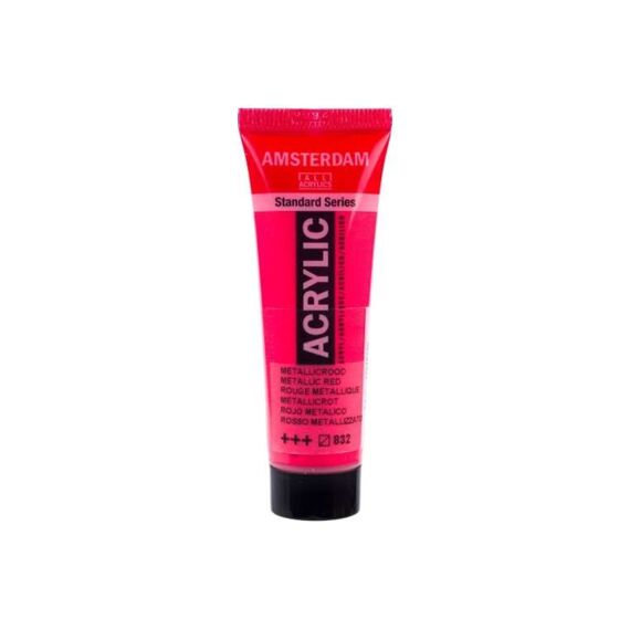 Amsterdam Tube 20Ml Metallic Rood