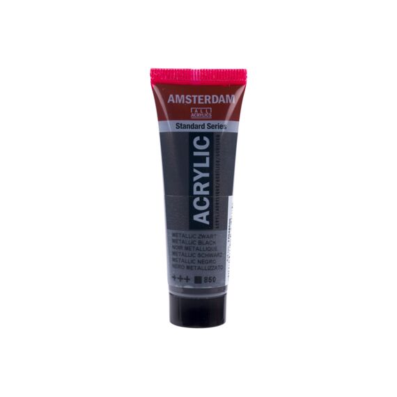 Amsterdam Tube 20Ml Metallic Zwart