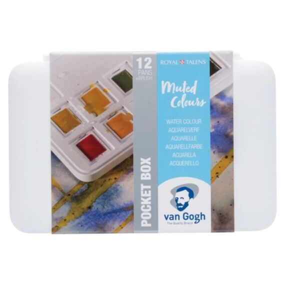 Van Gogh Aquarel Box 12 Napjes Gedempte Kleuren