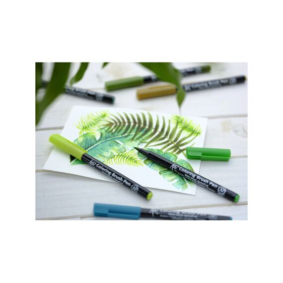 Sakura Koi Brushpen Set 6 Kleuren Botanical