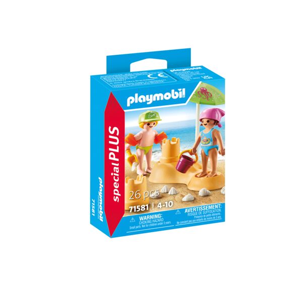 Playmobil 71581 Kinderen Met Zandkasteel