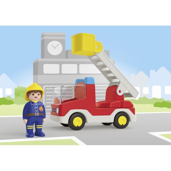 Playmobil 71683 Junior Brandweerwagen Met Ladder