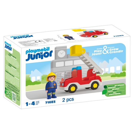 Playmobil 71683 Junior Brandweerwagen Met Ladder