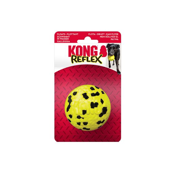 Kong Reflex Ball L - 7.5X7.5X7.5Cm - Geel