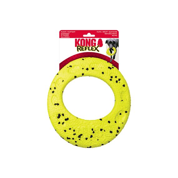 Kong Reflex Flyer - 25X21.5X2Cm - Geel