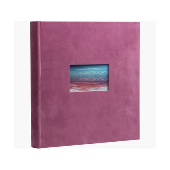 Skandi Fotoalbum Boek 60 Paginas Wit 29X32Cm Oudroze