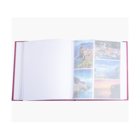 Skandi Fotoalbum Boek 60 Paginas Wit 29X32Cm Oudroze