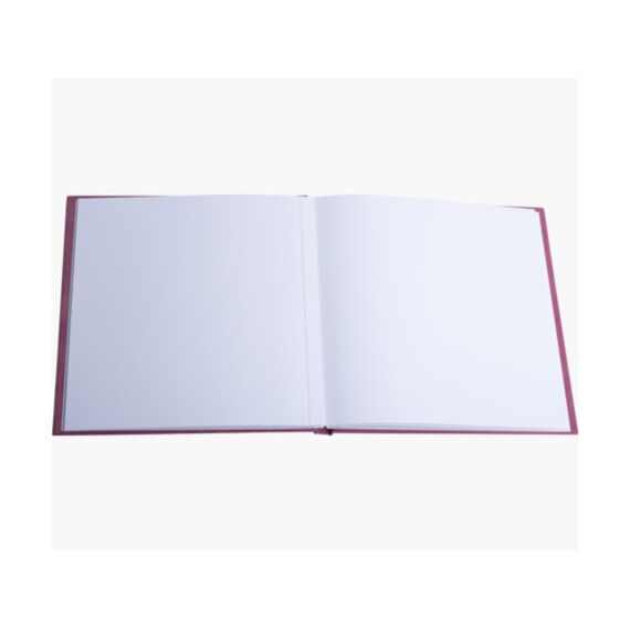 Skandi Fotoalbum Boek 60 Paginas Wit 25X25Cm Oudroze