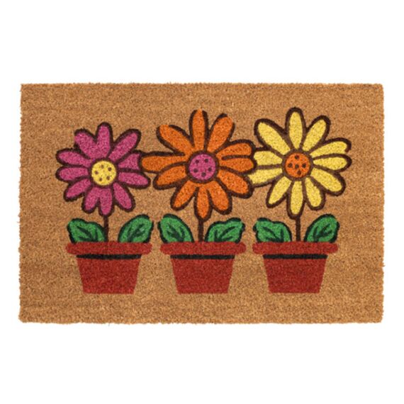 142 E-Coco Print 40X60Cm Flowerpots