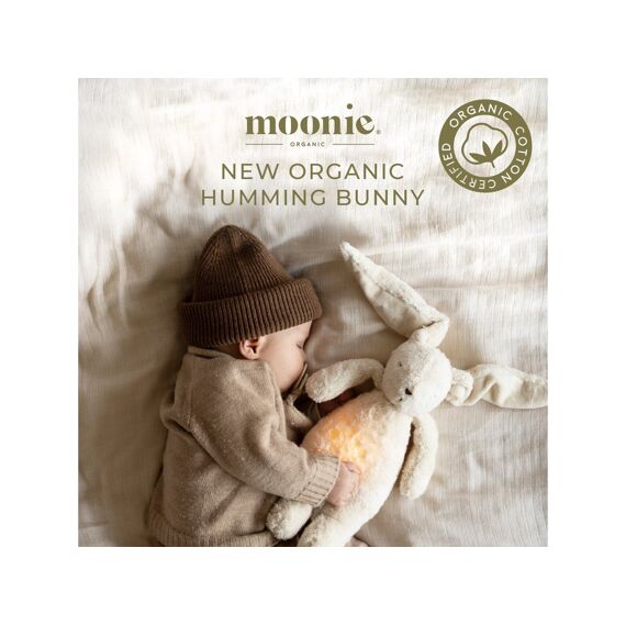 Moonie  Knuffel The Humming Bunny Cappuccino Natur