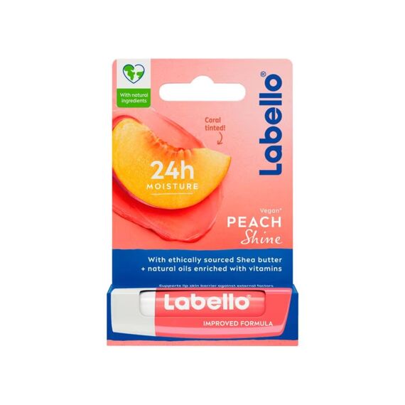 Labello Lippenbalsem Peach Shine 4.8Gr