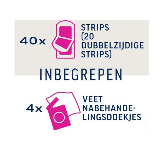 Veet Ontharingstrips Hypoallergeen Pure 40St