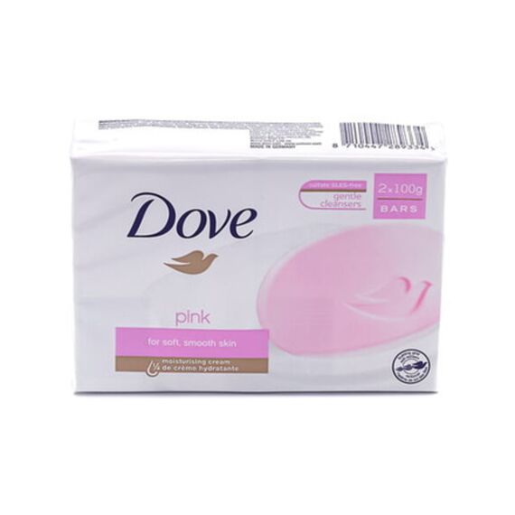 Dove Zeeptablet Cream Bar Pink 2X100G