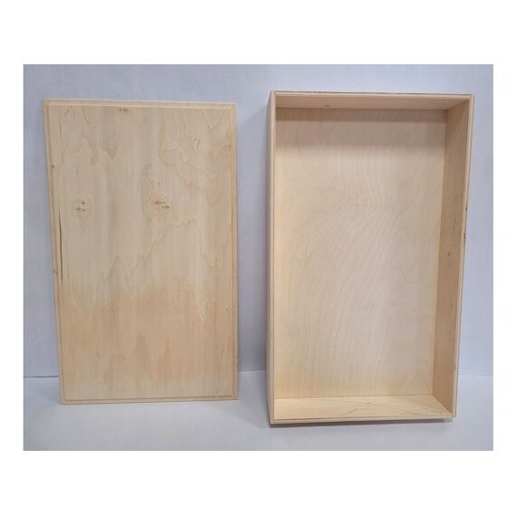 Houten Speelbak Met Deksel 50X30X7Cm