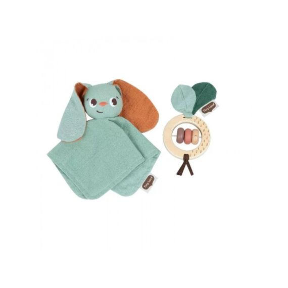 Tiny Love Gift Set Knuffeldoekje + Rammerlaar Garden Of Adventures