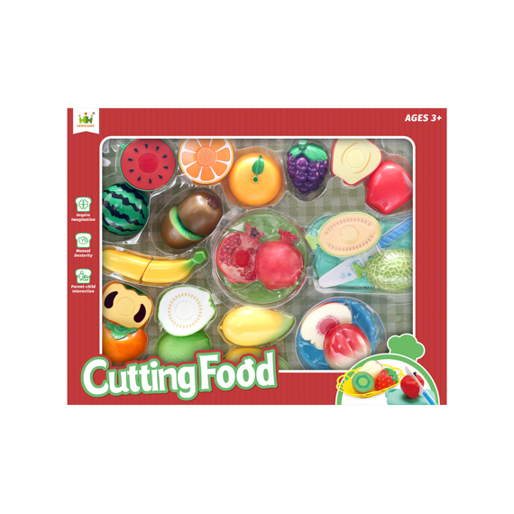 Speelfruit Snijdbaar Met Accessoires 16 Delig