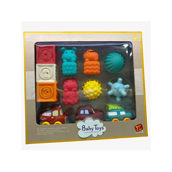 Best Luck T225tl921 Vinyl Vormen En Textuur Speeltjes 12 Stuks