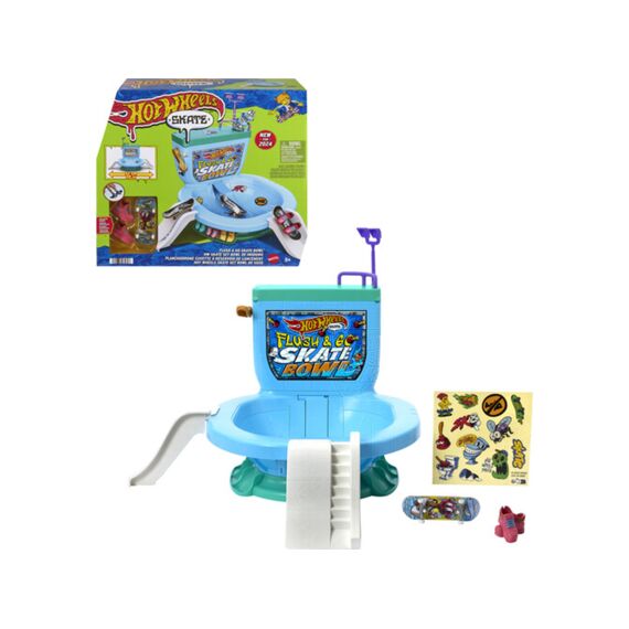 Hot Wheels Skate Vingerboard Toiletpot Skateset