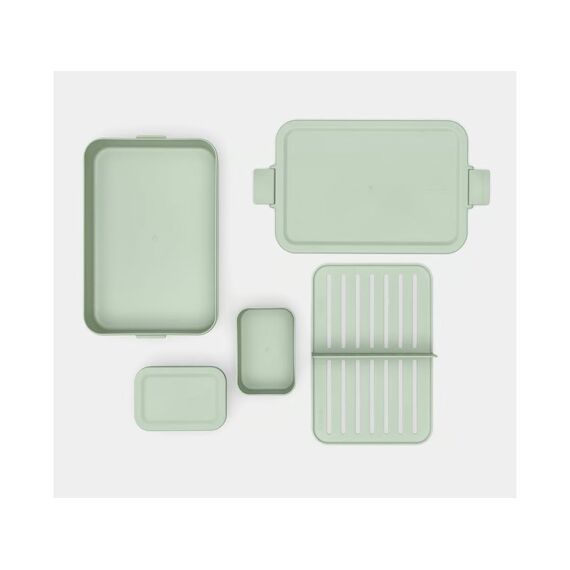 Make & Take Bento Lunchbox Large Kunststof Jade Green