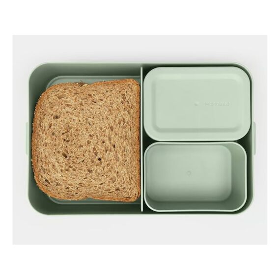 Make & Take Bento Lunchbox Large Kunststof Jade Green